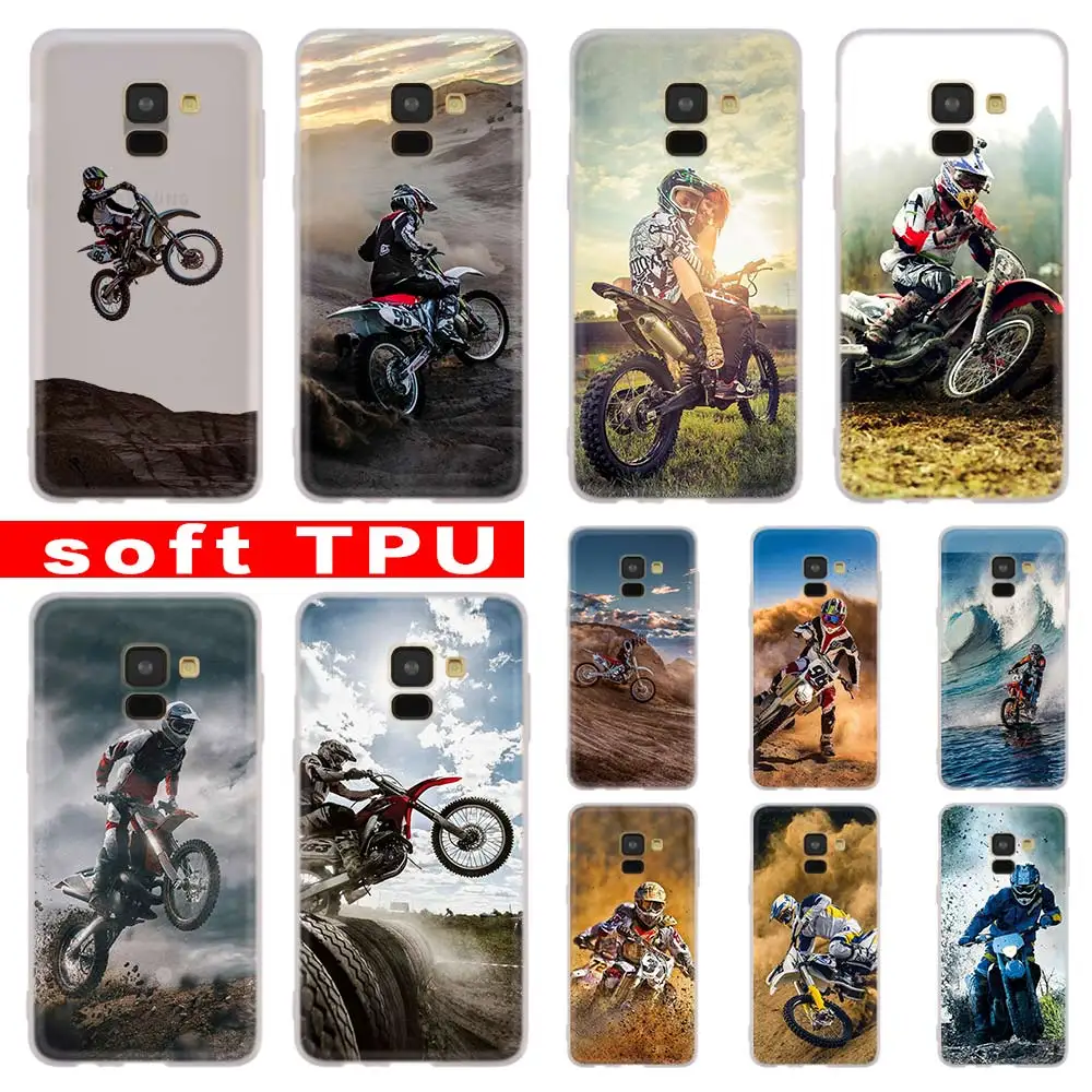 Чехол для кроссовых мотоциклов Samsung Galaxy A8 A6 Plus A9 A5 A3 A7 2018 2017 2016 A50 A30 A40 A70 A10 A2