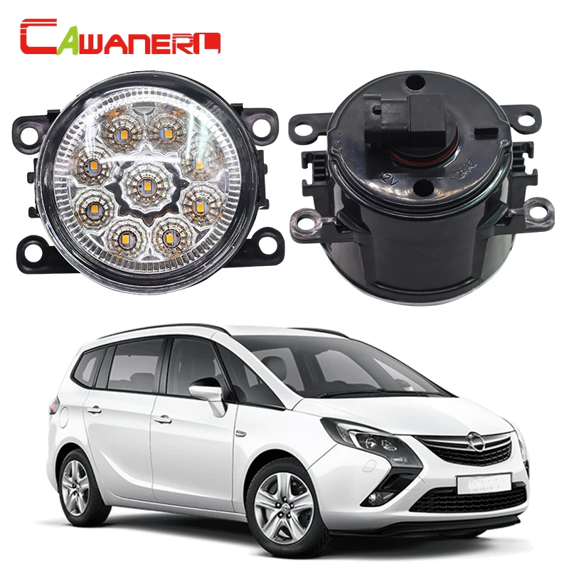 Cawanerl 2 X автомобильная светодиодная лампа противотумансветильник дневные