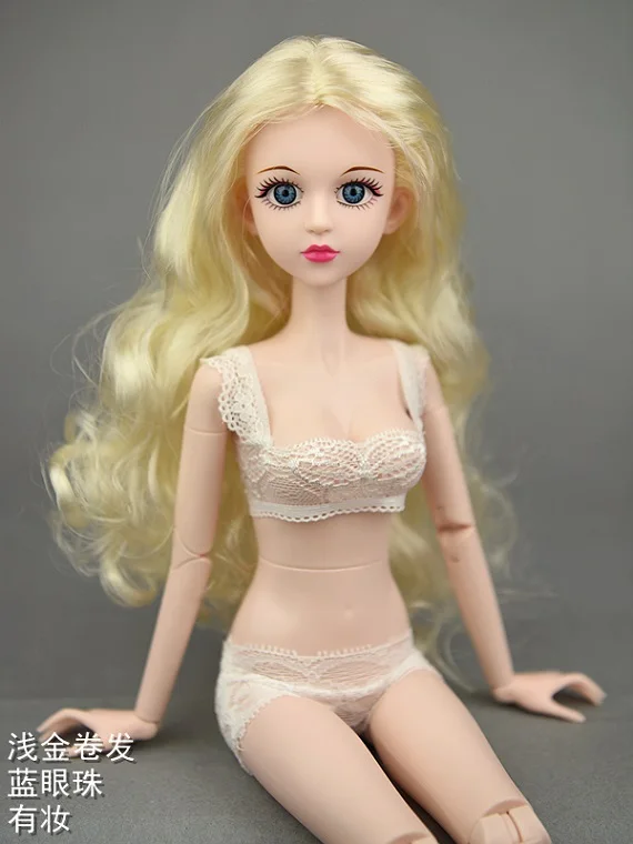 1 шт. 45 см Обнаженная 1/4 BJD кукла Синьи с 3D реальными глазами Оригинальная кукла тела двойной коленный шарнир DIY куклы игрушки для девочек Подарки