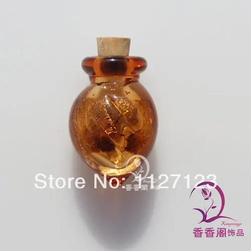 

10pcs Murano Glass Essential Oil Vials Peach Heart(17X25MM,0.5ML,Mixed Colors) murano glass pendant perfume pendant