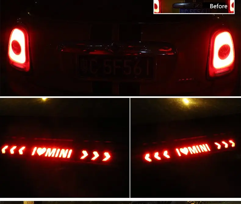 High Mount Stop Lamp Stickers for BMW Group MINI 35