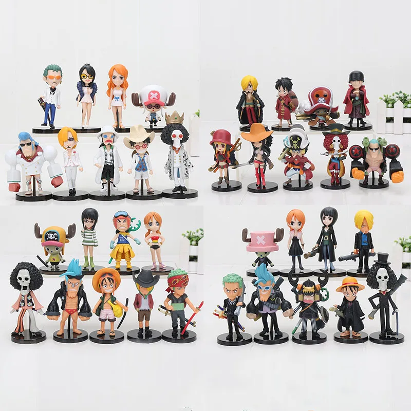 Аниме фигурки обезьянка D Luffy Roronoa Зоро Нами Usopp Sanji Tony Chopper Nico франки Брук ПВХ экшн