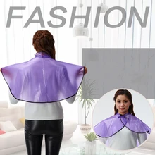 1 шт. Профессиональные парикмахерские накидки из ПВХ, прозрачные Водонепроницаемые средства для ухода за волосами, нагрудник для укладки салона, Парикмахерская накидка для мытья головы, обертывания