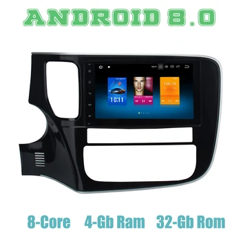 

for Mitsubishi outlander 2013-2017 Octa core px5 Android 9.0 car radio GPS player with 4G RAM wifi 4g usb auto Multimedia