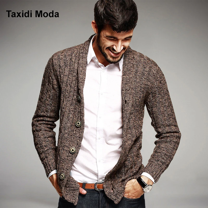 Online Buy Wholesale mens knitted cardigan from China mens