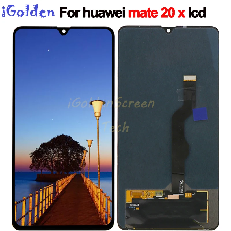 Для Huawei mate 20 ЖК дисплей сенсорный экран дигитайзер в сборе Замена для HUAWEI X HMA AL00