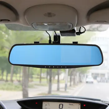 

Caroad 4.3 Inch Full HD 1080P Car Dvr Camera Auto Rearview Mirror Digital Video Recorder Dual Lens Registratory Camcorder DVR