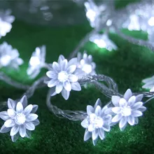 10 м/20 м/с возможностью погружения на глубину до 30 м 100/200/300 светодиодный украшения гирлянды Лотос цветок мяч светодиодный Строка Рождественские огни для отдыха и вечеринок Свадебные освещение