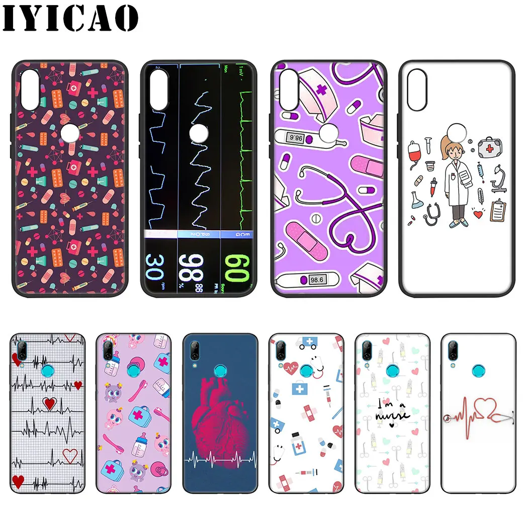 IYICAO Nurse Medicine Health Heart Soft Case for Xiaomi Redmi Go Note 5 6 7 Pro 5A Prime 4 4X Phone | Мобильные телефоны и