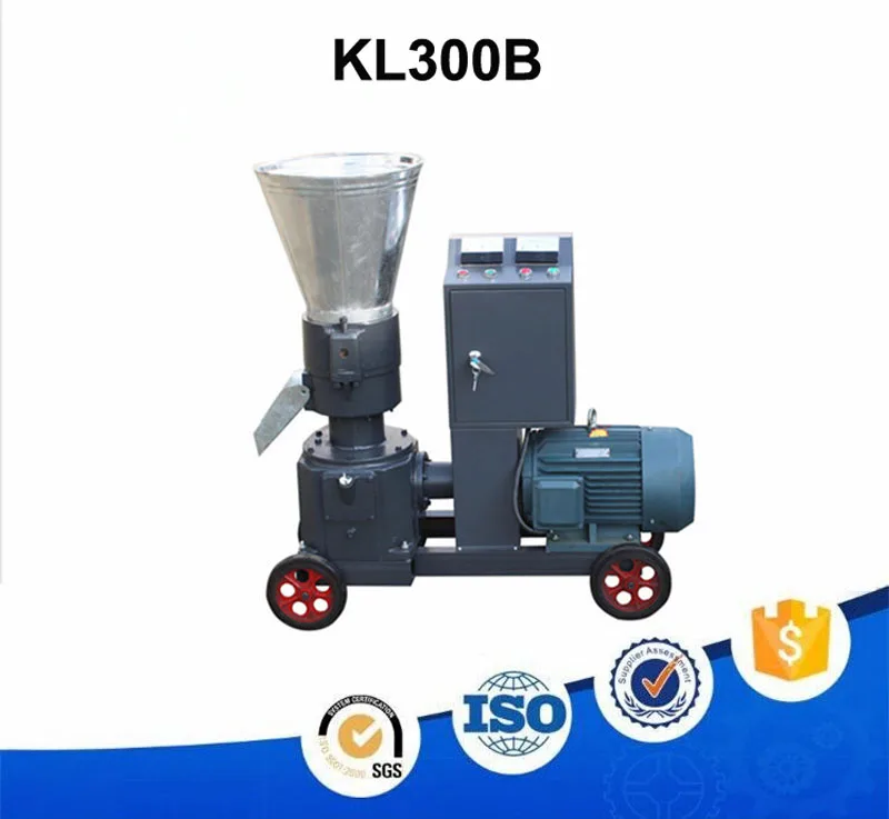22KW KL300B 3Phase Animal Feed Wood Pellet Mill Pellet Press