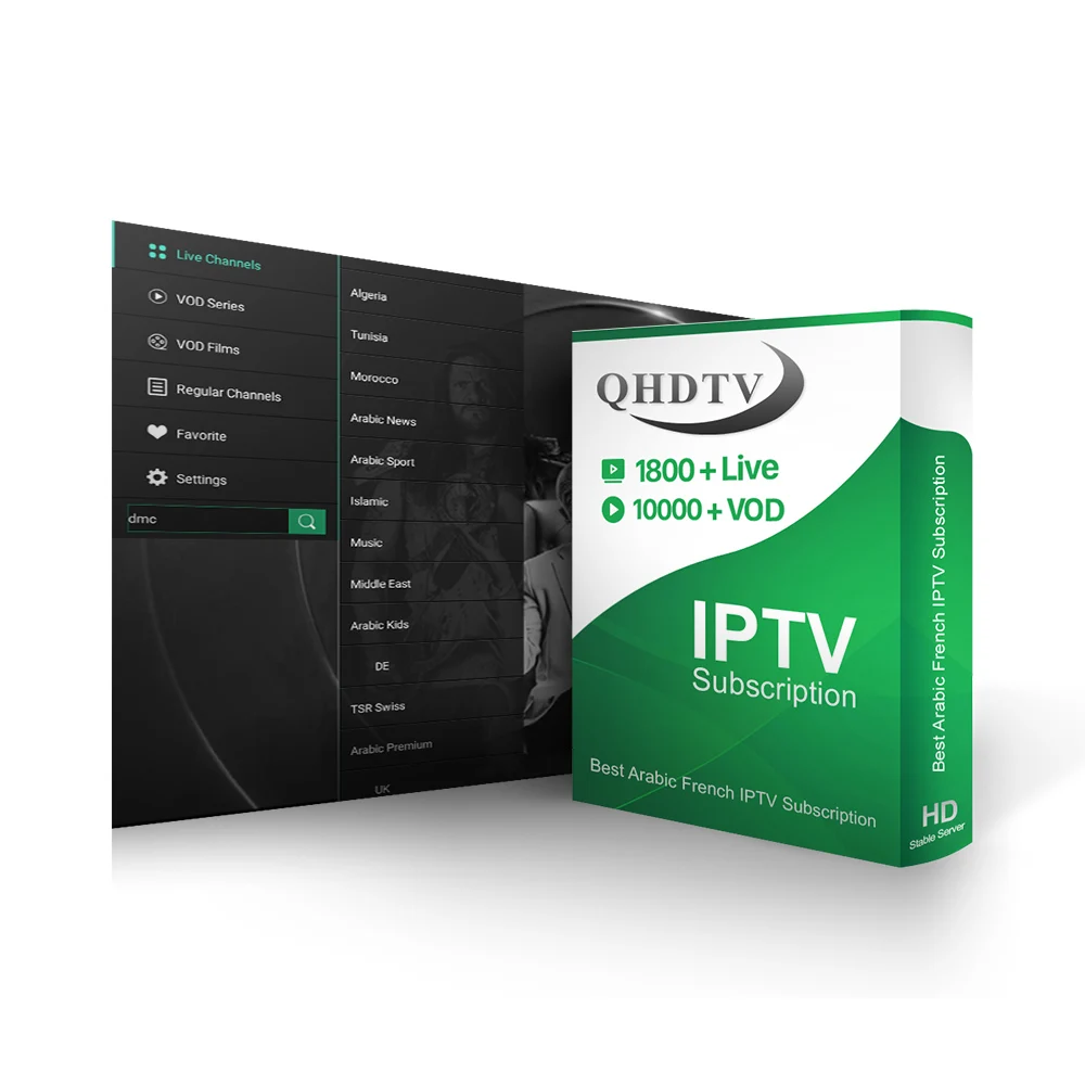 

IPTV France Arabic 1 Year QHDTV IPTV For M3u Android TV Box Mag25x Enigma2 IPTV Morocco Netherlands French IP TV Belgium France