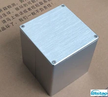 Transformer Cover 90X90X100 Brushed Whole Aluminum Output Transformer Covers for Tube amplifier HIFI Audio DIY Free Shipping