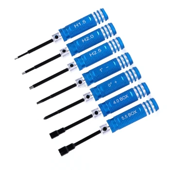 

7Pcs/Set Hex Screw Driver Tools Kit for RC Helicopter Car Boat Plane Model A25 dropshipping