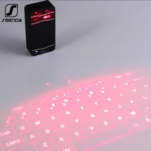 Gündem Mini lazer klavye kablosuz Bluetooth sanal projeksiyon klavye için taşınabilir iPhone Android iPad Tablet PC dizüstü bilgisayar
