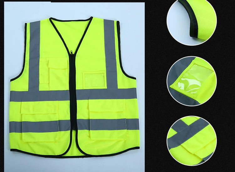 Высокое качество высокая видимость светоотражающий жилет рабочая одежда мотоцикл Велоспорт Спорт открытый светоотражающие безопасности Костюмы