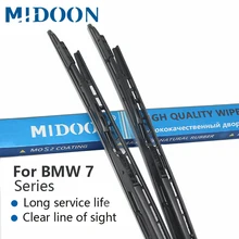MIDOON дворники щетки стеклоочистителя для BMW 7 серии E65 E66 E67 E68 F01 F02 F03 F04 730i 735i 740i 745i 750i 760i 730d 740d 745d 730i/Li