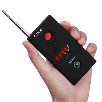 

CC308 Mini Wireless Camera Radio Wave Signal GSM Device Finder Laser Detector Hidden RF Signal Bug Detector