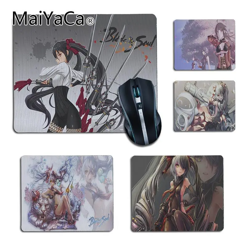 Резиновый коврик для мыши MaiYaCa мальчиков в подарок аниме Blade and Soul лидер продаж
