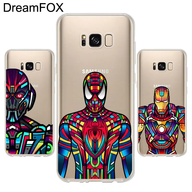 DREAMFOX L300 Новый супер герой Мягкий ТПУ силиконовый чехол для samsung Galaxy Note S 7 8 9 10 10e 11 11e