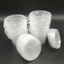 2L пищевое пластиковое ручное ведро прозрачное круглое ведро для хранения домашнее хранилище для мороженого бак с крышкой