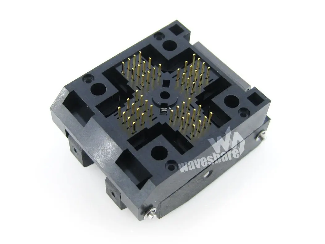 IC51-0484-806 QFP48 TQFP48 FQFP48 PQFP48 Yamaichi IC QFP Test Burn-in Socket Programming Adapter 0.5mm Pitch