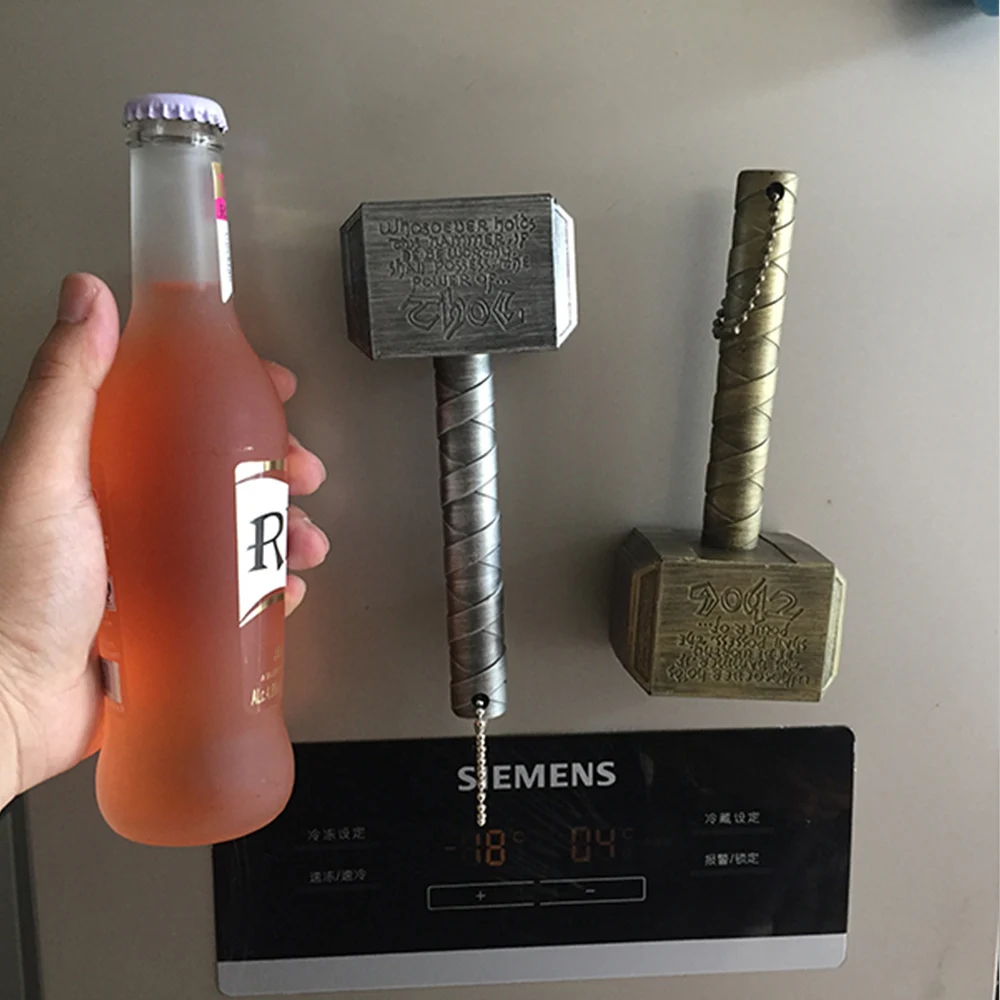 Marvel Raytheon магнит открывалки для пивных бутылок молот в форме Тора открывалка для пивных бутылок с Мстителями C1122 f