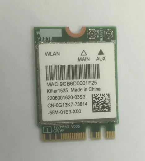 SSEA NEW Wireless Card for Killer Wireless AC 1535 NGFF M 2 wifi Bluetooth 4 1