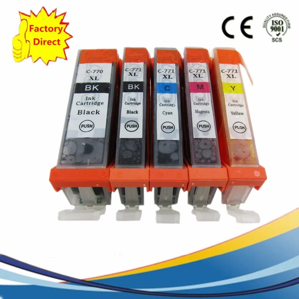 PGI 770 PGI770 770XL 770BK Pixma для лершишишиб 5770 6870 7770|ink cartridge|replacement cartridgeink cartridge for canon |