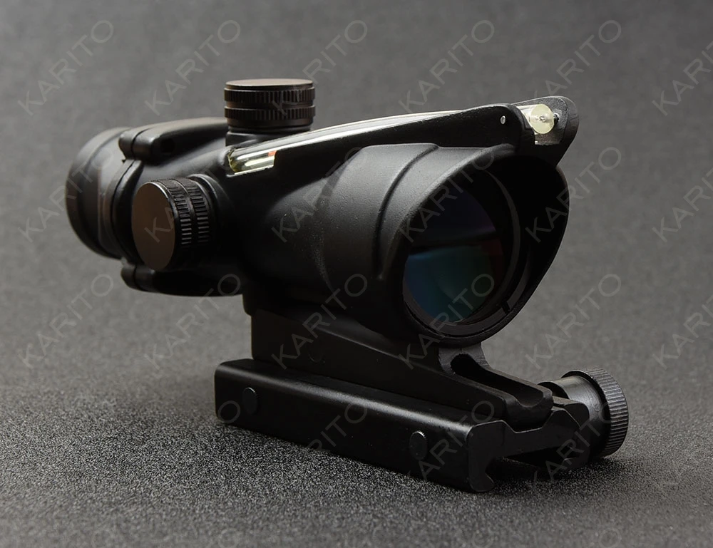 Тактический trijicon acog красный оптоволоконного кабеля 4x32 prism прицел с планка Вивера крепление M6884