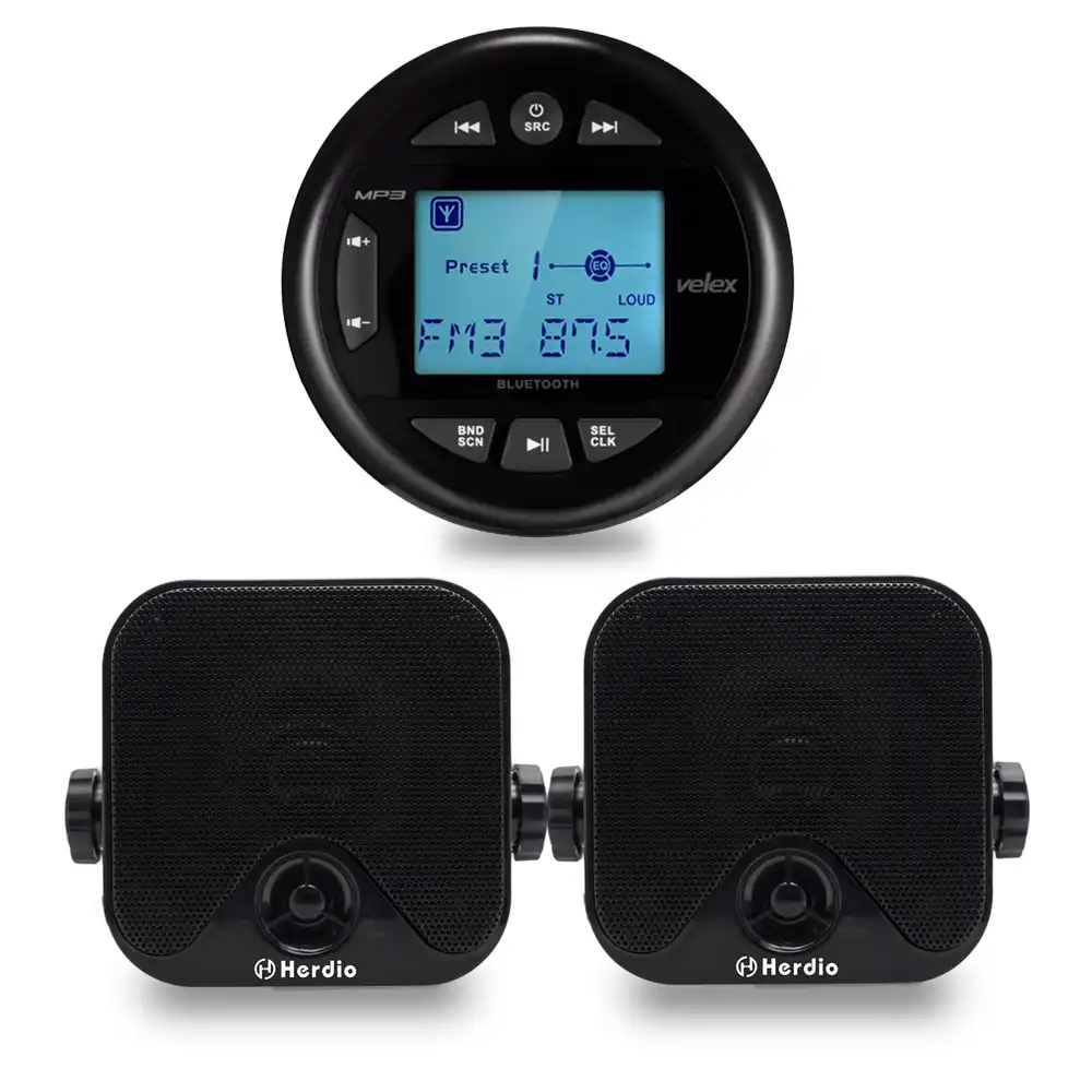 boat speakers with fm