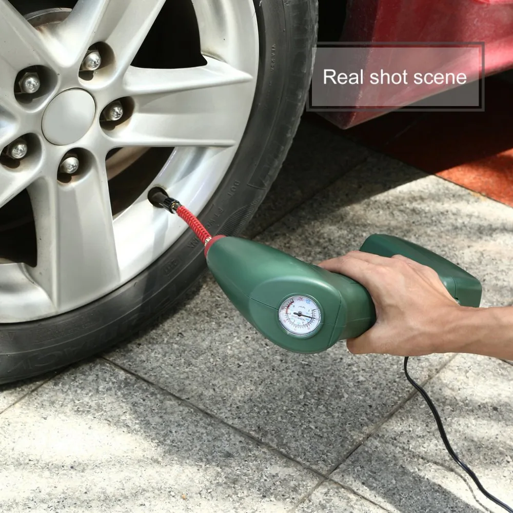 

New Handheld Portable Air Compressor Auto Tire Inflator Pump Car Tool for Outdoor Emergency Sport Ball Pool Toys Air Mattresses