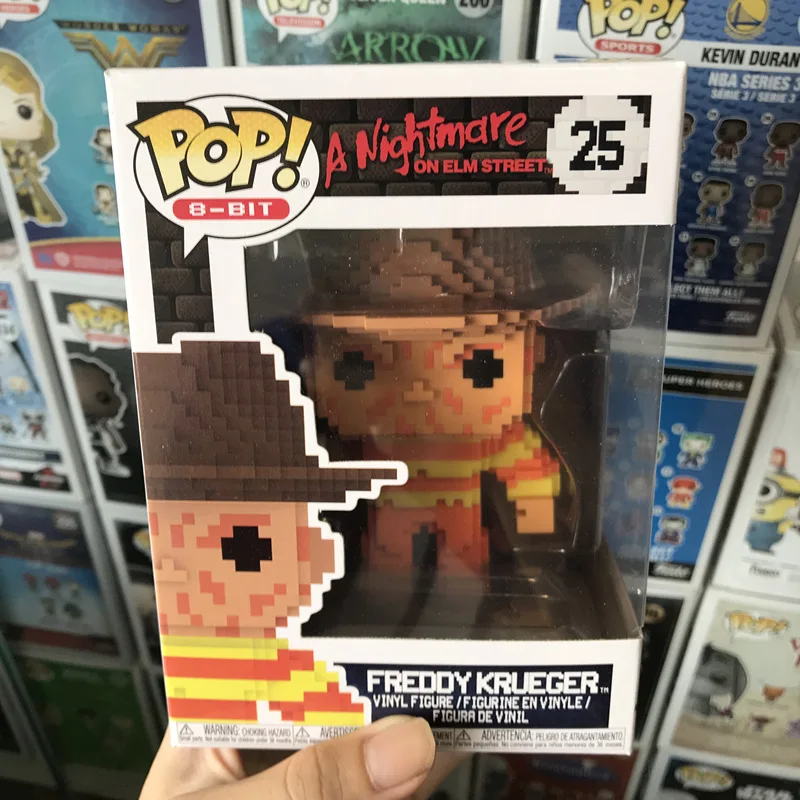 Эксклюзивный Funko pop Официальный 8 бит &quotКошмар на улице Вязов&quot Фредди Крюгер