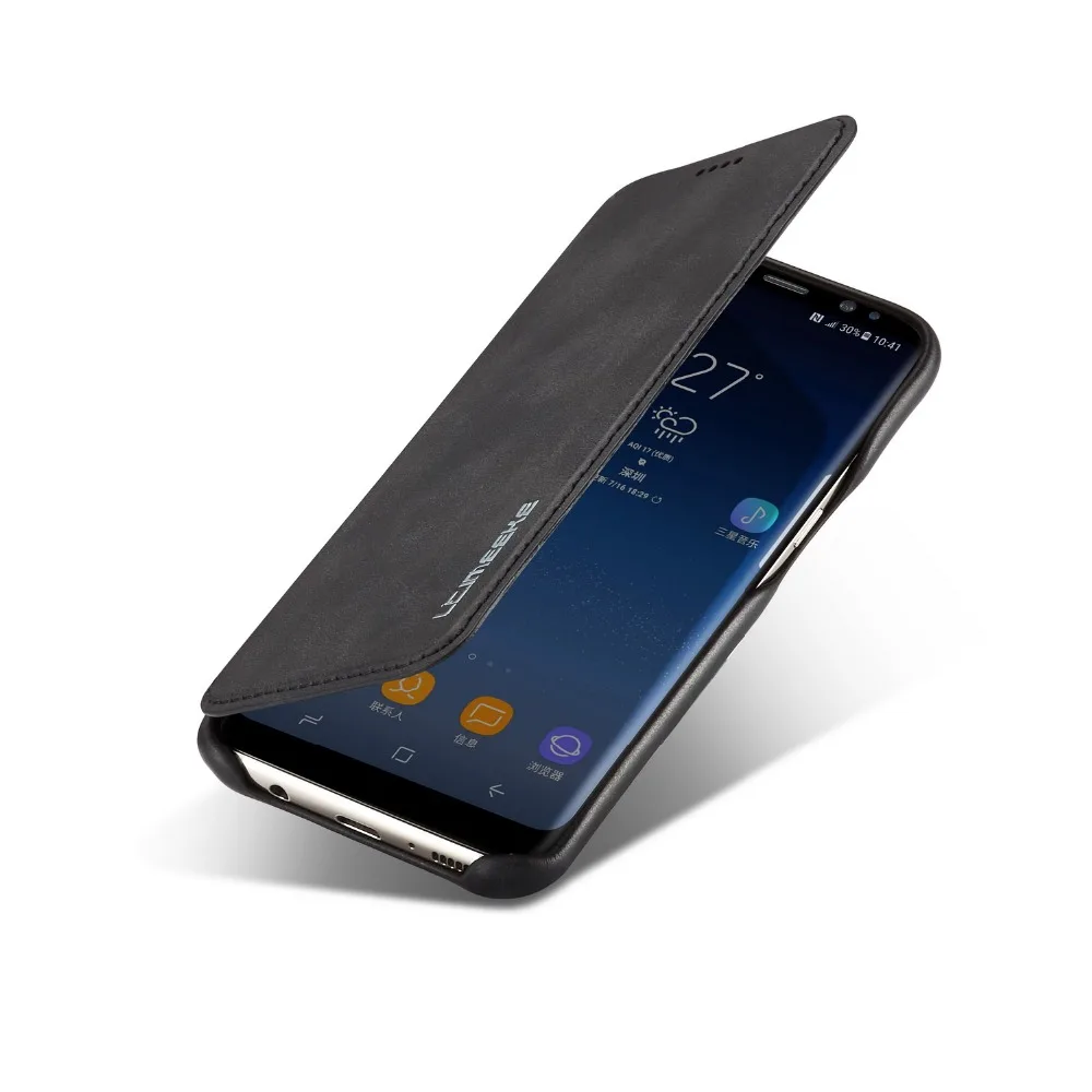  Fundas Case For Samsung A70 A50 A40 S10 S10e Note 8 S9 S8 Plus Luxury Phone Coque Leather Bag Stand