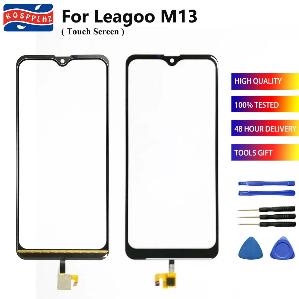 10 шт. для Leagoo M13 сенсорный экран сенсор стекло дигитайзер передний сенсорный экран Объектив+ Инструменты+ лента