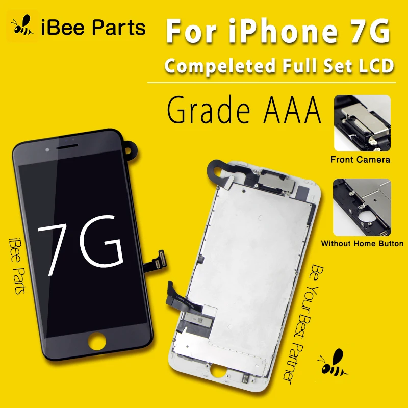 

10PCS Full LCD Screen For iPhone 7 LCD Complete Display Touch Screen Digitizer Complete Assembly+Camera without home button