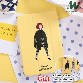 

Fashion Lady Flip Cover For iPad Pro 9.7 11 air 10.5 10.2 12.9 2020 Air2 Mini2 3 4 5 2019 Tablet Case for iPad 9.7 2017 2018