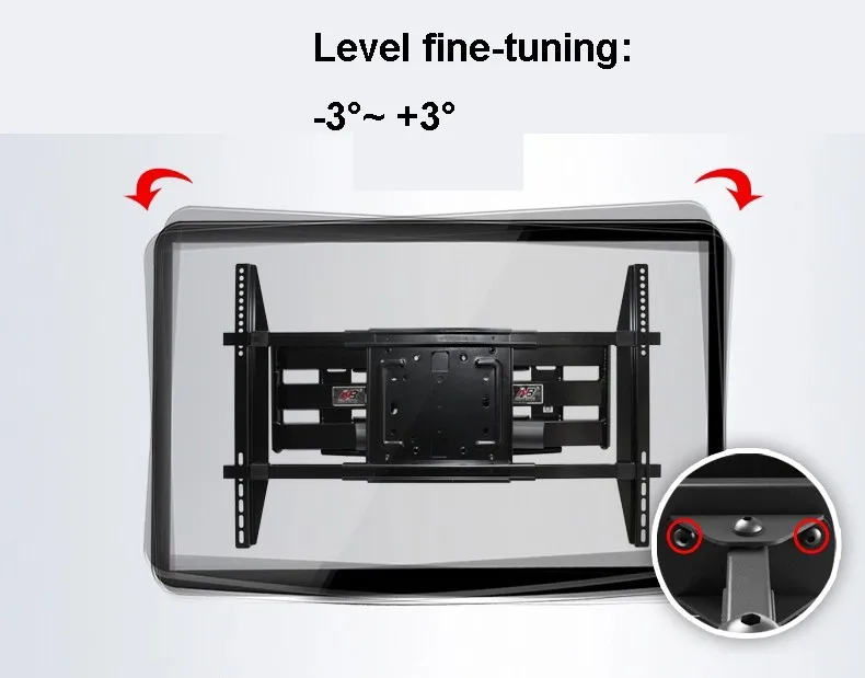 NB SP5 5"-80" плоская светодиодная панель lcd tv настенное крепление Full Motion сверхмощный держатель монитора 6 поворотных рычагов