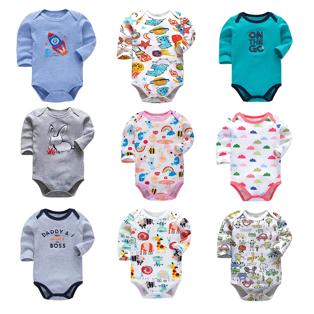 Uniesx Newborn Baby Rompers Clothing 1Pcs/Lot Infant Jumpsuits 100%Cotton Children Roupa De Bebe Girls&Boys Baby Clothes