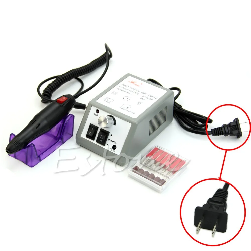 

YAS Professional Manicure Pedicure Electric Art Pen Machine Drill File Nail Set Kit