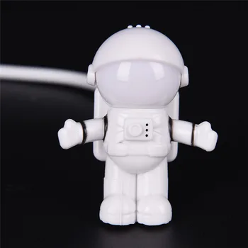

Creative Flexible Spaceman Lamp USB LED Adjustable Night Light For Computer PC