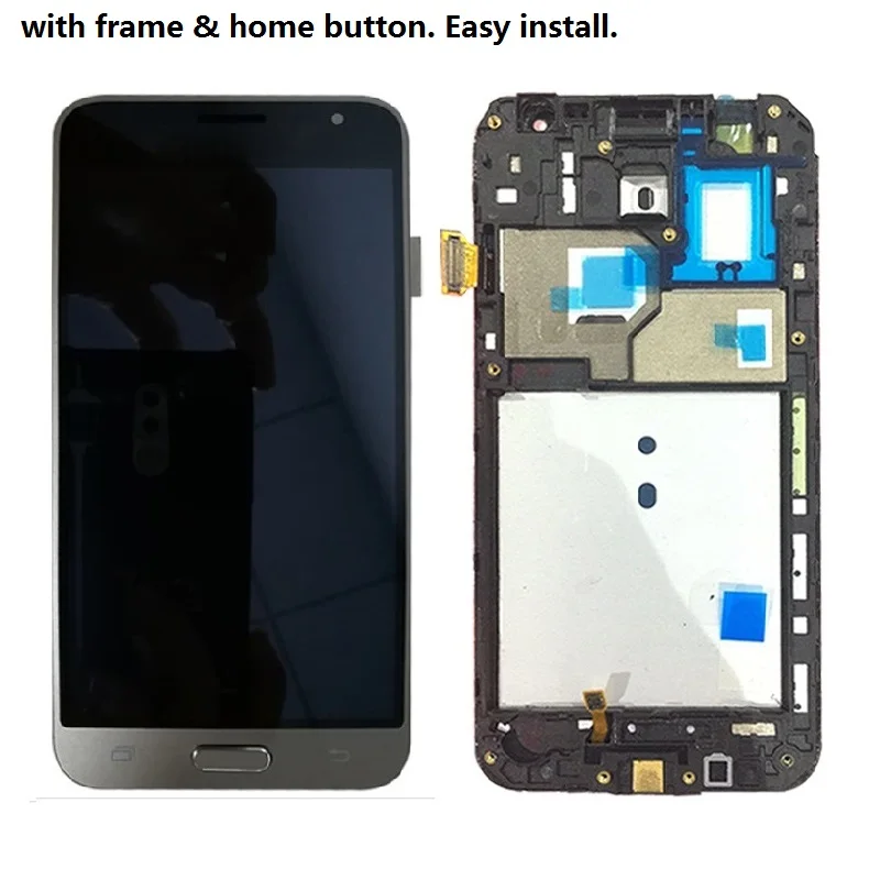 Для samsung Galaxy J3 J320F J320F/DS J320H/DS J320FN J320M ЖК-дисплей сенсорный экран дигитайзер сенсор с рамкой кнопка Home