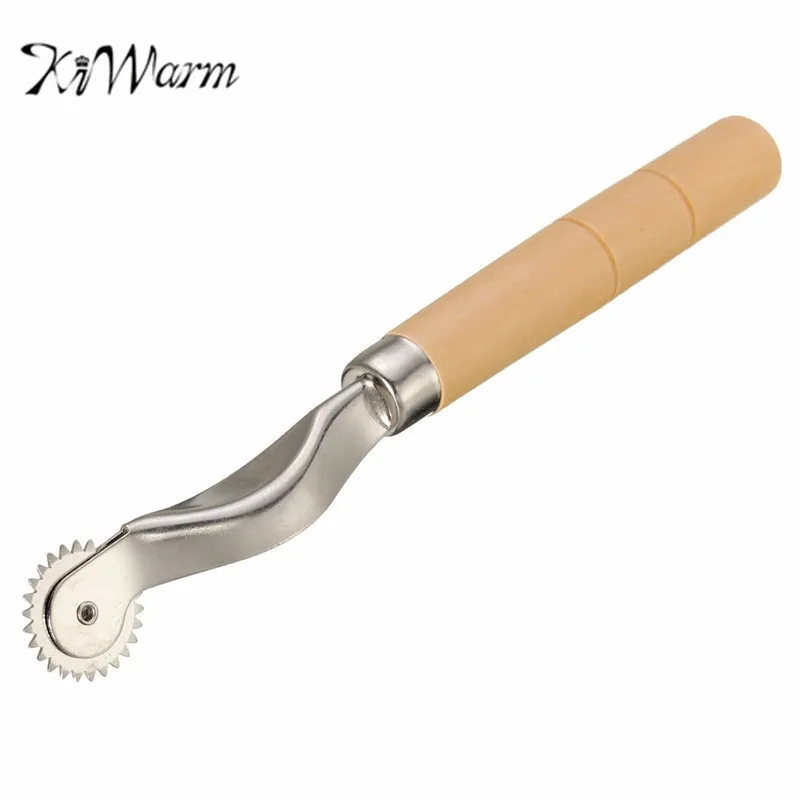 

KiWarm Practical Leather Craft Wheel Gear Roulette Space Kit Awl Punch Groover Skiving Knife for Leathercraft Hand Sewing Tool