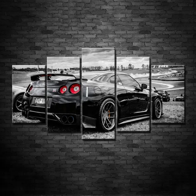 Impresso Pintura Arte Hd Canvas Poster Home Decor Quadro 5 Peças