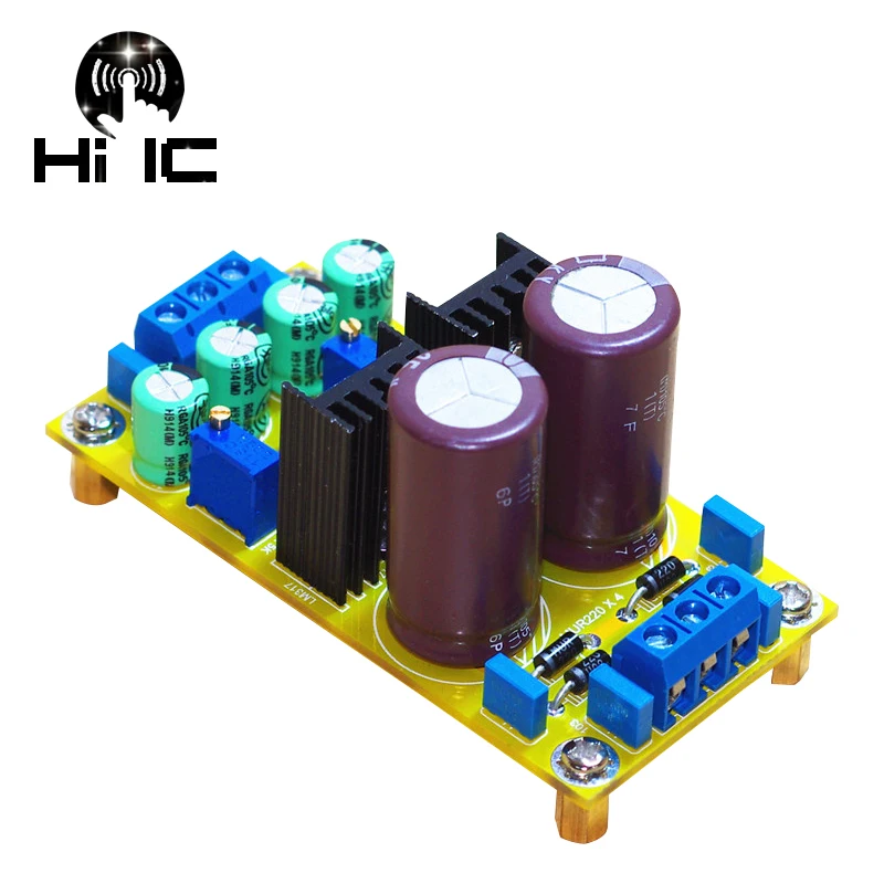 Olive New LM317 LM337 DC регулируемая плата модуля блока питания|Аксессуары для батарей и