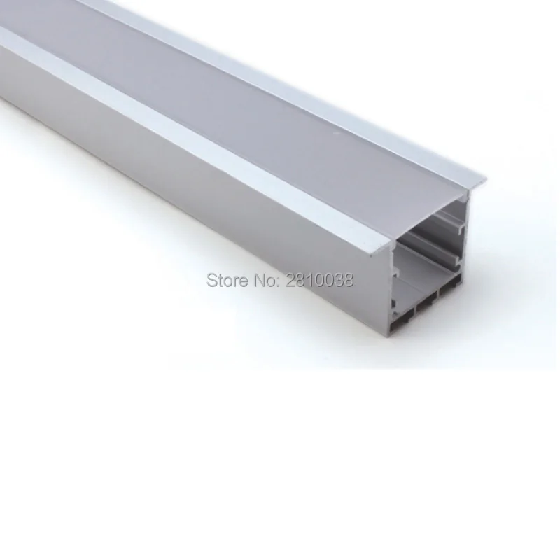 10 X 1M Sets/Lot China distributor aluminium profile for led strips and T channel for ceiling or recessed wall lamps