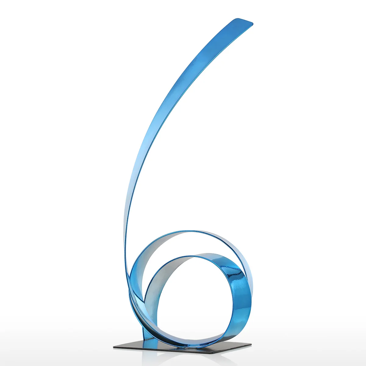

Tooarts The Rising Ribbon Metal Sculpture Iron Modern Sculpture Abstract Sculpture Handicraft Decoration Ornament