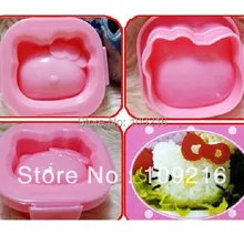 1 комплект очень милый мультфильм форма hello kitty DIY суши плесень, риса и овощей ролл плесень