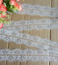 Metros de largura mm 12 55 branco tecido Bordado Net Guarnição Do Laço Acessórios De Vestuário fita headband do partido do casamento decoração DIY #95656