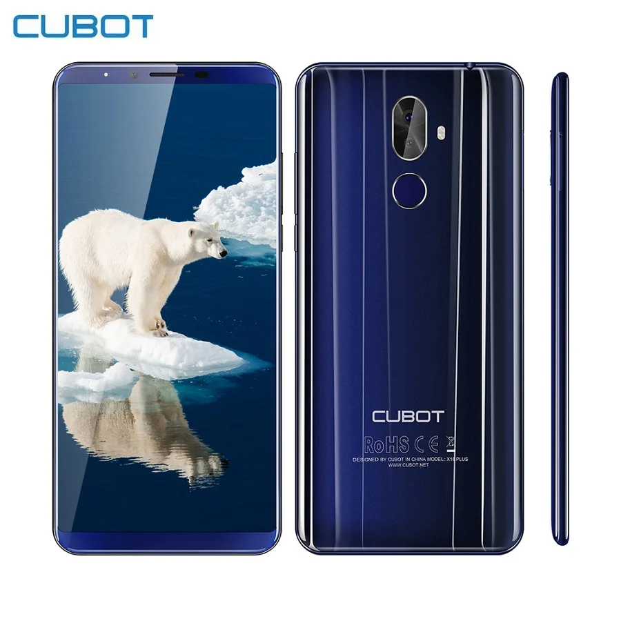 CUBOT X18 плюс 4G мобильный телефон Android 5,99 8,0 "MTK6750T 1,5 ГГц Восьмиядерный 4G B + 6 4G B 4000 мАч 20.0MP + 2.0MP две задние камеры телефон