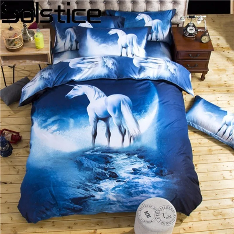 

Solstice Home Textile Cool 3D Universe Magic Style 7 Patterns Bedclothes Bed Linen Printing Bedding Sets Single/Queen Size